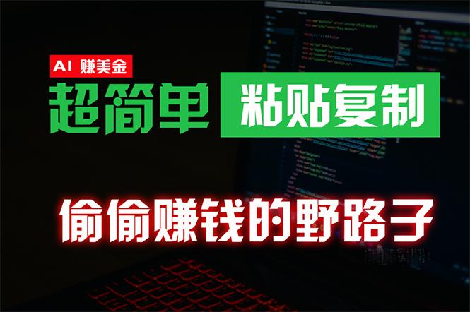 (10044期)偷偷赚钱野路子,0成本海外淘金,无脑粘贴复制 稳定且超简单 适合副业兼职-吾爱云课堂
