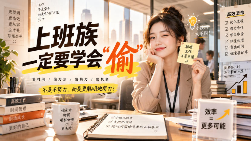 某社群精选付费文：上班族一定要学会“偷“-吾爱云课堂