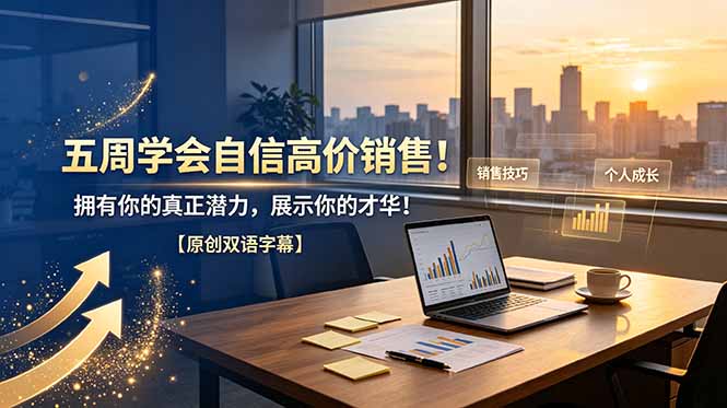 五周学会自信高价销售！拥有你的真正潜力，展示你的才华！【原创双语字幕】-吾爱云课堂