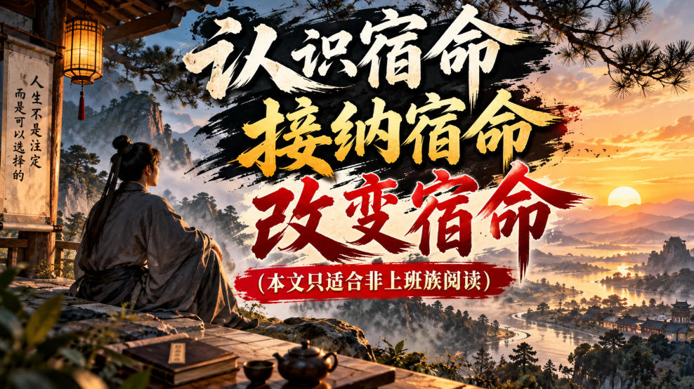 某公众号付费文章：认识宿命，接纳宿命，改变宿命(本文只适合非上班族阅读)-吾爱云课堂