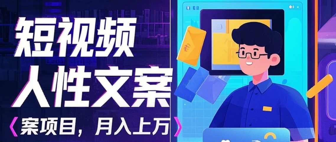 利用AI自动制作短视频人性文案项目:揭秘月入上万的精准流量变现秘籍-吾爱云课堂