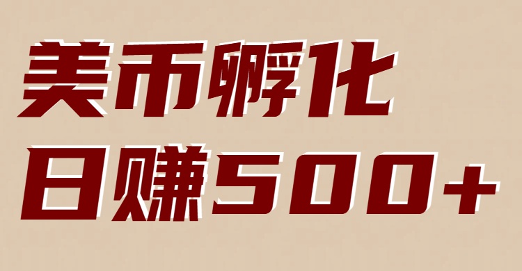 美币孵化项目：电脑全自动挂机赚美金，小白轻松上手-吾爱云课堂