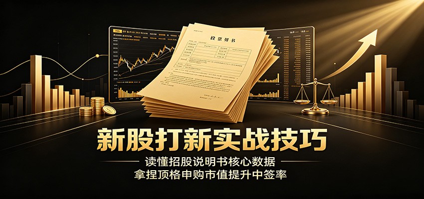 新股打新实战技巧：读懂招股说明书核心数据，拿捏顶格申购市值提升中签率-吾爱云课堂
