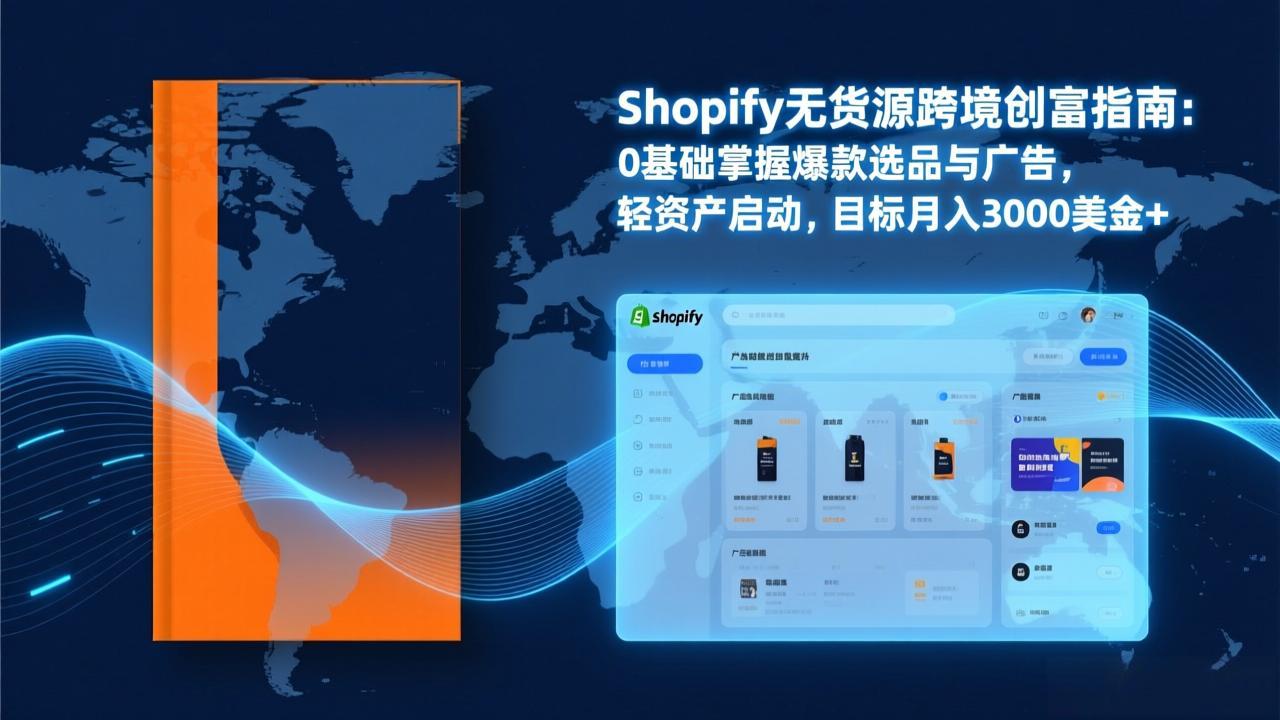 Shopify爆款打法实战：从选品到广告投放，复制爆款模型，驱动独立站月销售额破万刀-吾爱云课堂