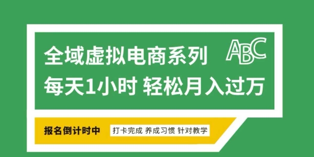 全域虚拟电商变现系列,通过平台出售虚拟电商产品从而获利-吾爱云课堂