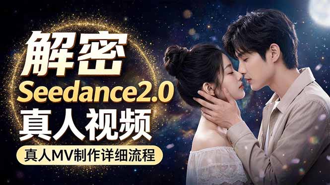 Seedance 2.0电影级真人 MV全流程拆解：提示词、运镜、粒子特效，手把手实操-吾爱云课堂