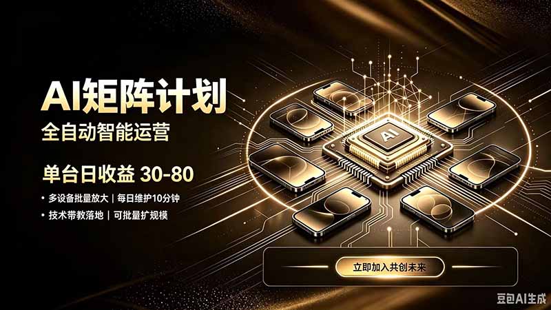 AI智能对话，矩阵规模化创业，全程技术扶持，长久稳定，日入800+-吾爱云课堂