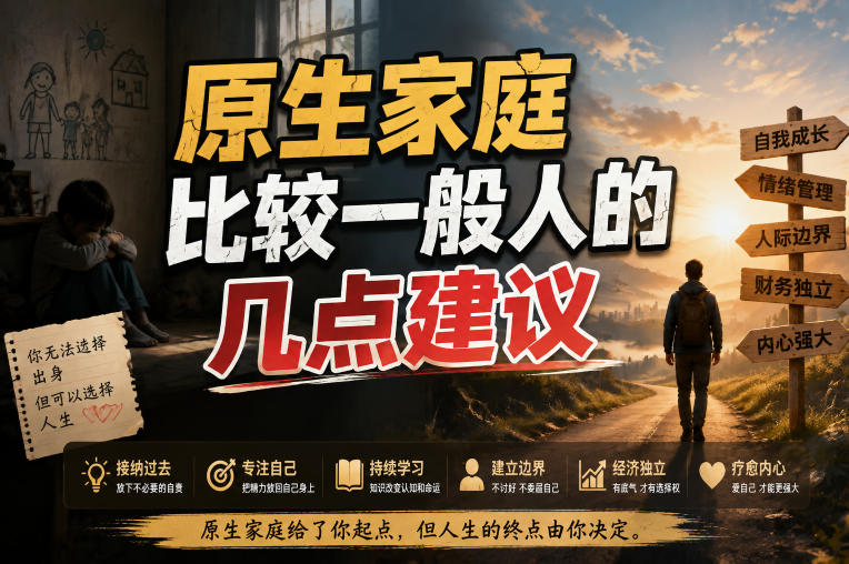 付费文章：给原生家庭比较一般人的几点建议-吾爱云课堂