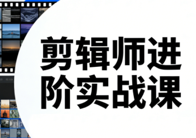 剪辑师进阶实战课(更新23年-25年)-吾爱云课堂