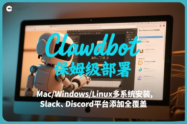 Clawdbot保姆级部署，从入门介绍、Mac/Windows/Linux多系统安装，到Slack、Discord平台添加全覆盖-吾爱云课堂