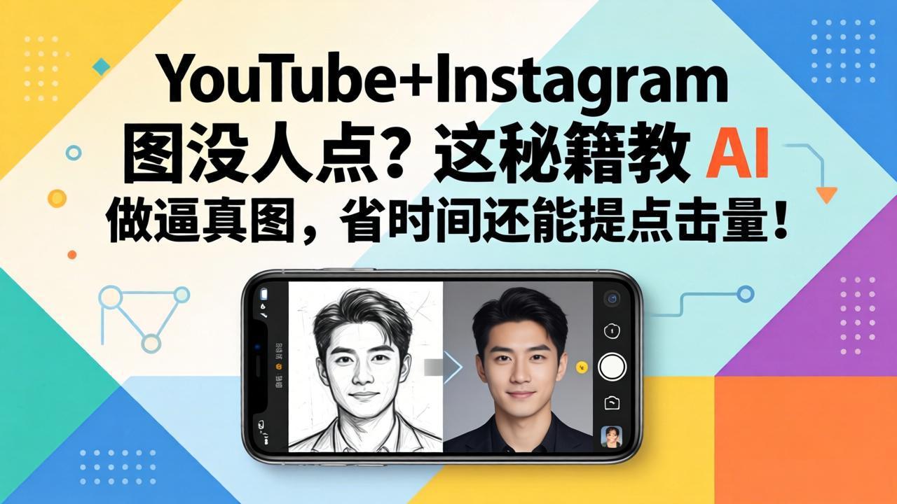 YouTube+Instagram图没人点？这秘籍教 AI 做逼真图，省时间还能提点击量-吾爱云课堂