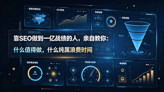 靠SEO做到一亿战绩的人，亲自教你：什么值得做，什么纯属浪费时间【原创双语字幕】-吾爱云课堂