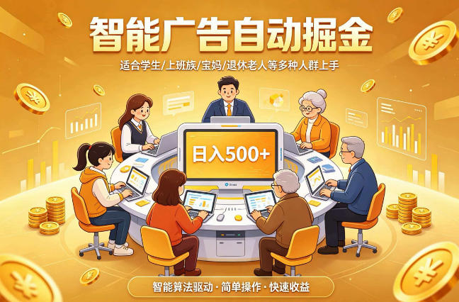 2026年最好做的项目：自动掘金项目，小白轻易上手，单日轻松收入500+【揭秘】-吾爱云课堂