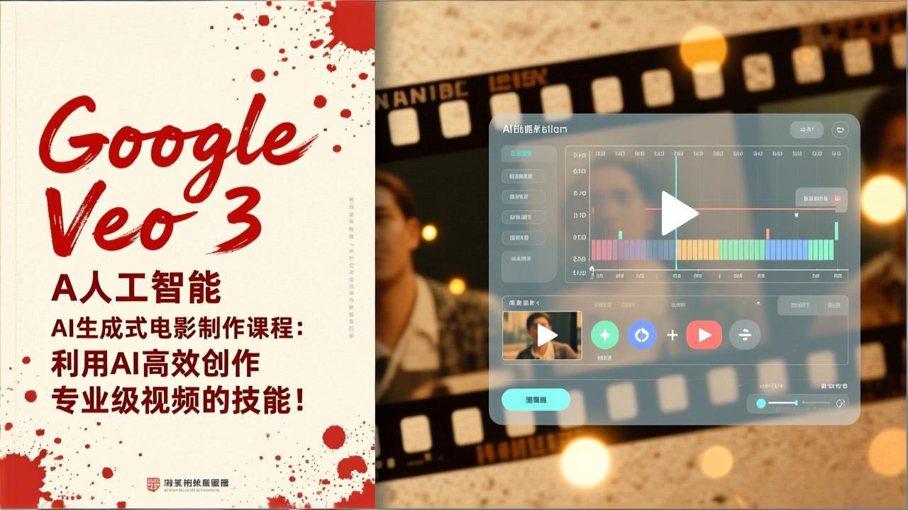 Google Veo 3人工智能AI生成式电影制作课程：利用AI高效创作专业级视频的技能！-吾爱云课堂