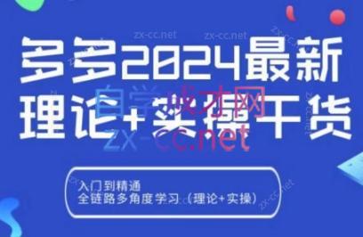 拼多多2024最新规则理论结合实际的干货-吾爱云课堂