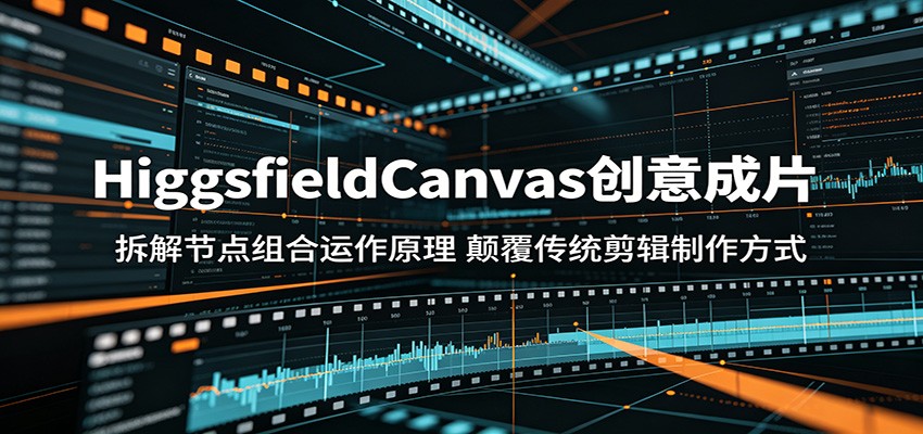 HiggsfieldCanvas创意成片：拆解节点组合运作原理，颠覆传统剪辑制作方式-吾爱云课堂