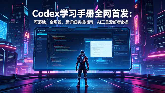 Codex学习手册全网首发：可落地，全场景，超详细实操指南，AI工具爱好者必备-吾爱云课堂