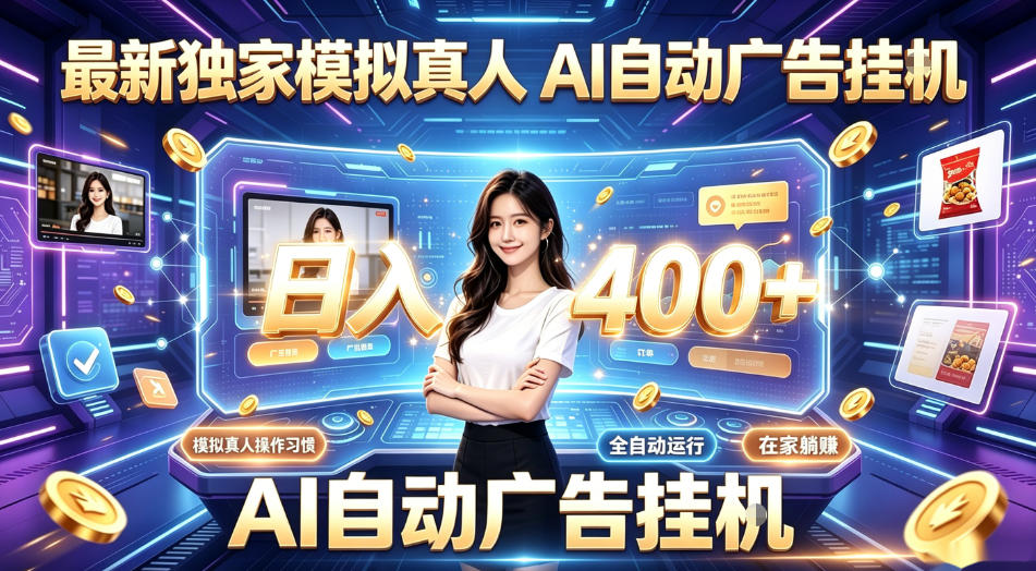 最新独家模拟真人，AI自动挂号挂G，日入400+，全程全自动运行，无需人工【揭秘】-吾爱云课堂