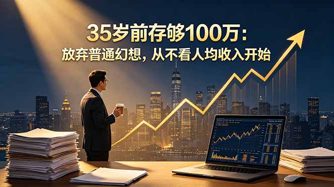 35岁前存够100万：放弃普通幻想，从不看人均收入开始-吾爱云课堂