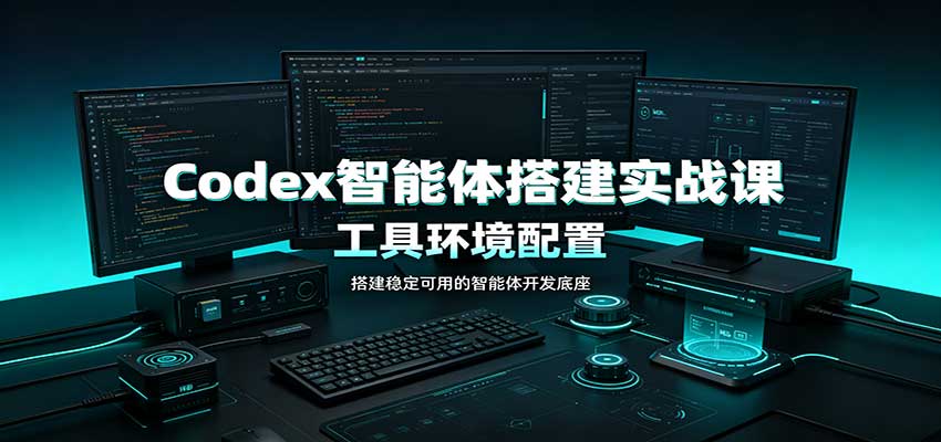 Codex智能体搭建实战课:工具环境配置,自定义技能开发,多业务自动化教学-吾爱云课堂