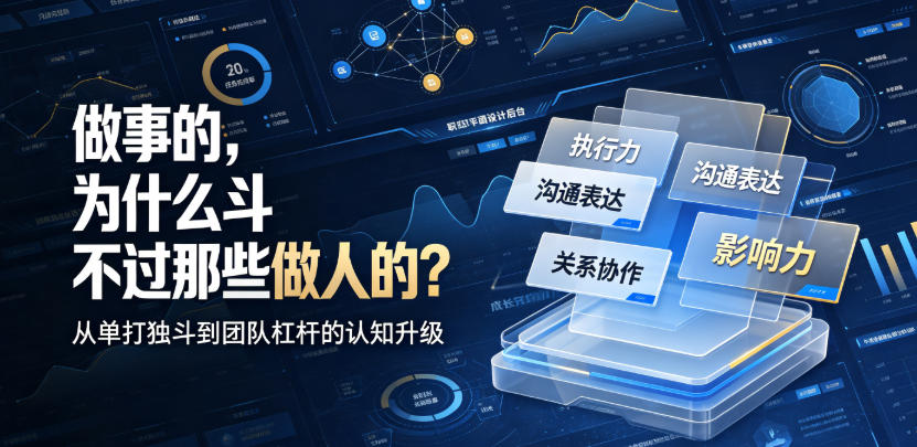 付费文章：做事的，为什么斗不过那些做人的？-吾爱云课堂