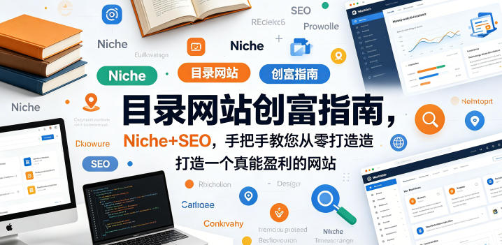 目录网站创富指南，Niche+SEO，手把手教您从零打造打造一个真能盈利的网站【原创双语字幕】-吾爱云课堂