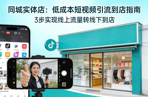 同城实体店，如何低成本把客户从短视频带到线下门店-吾爱云课堂