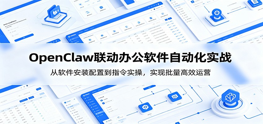 OpenClaw自动化实操课：从软件安装配置到指令实操，实现批量高效运营-吾爱云课堂