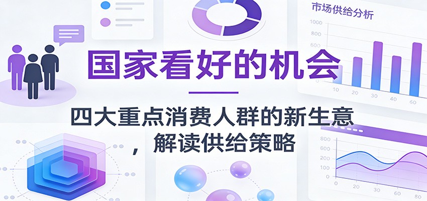 公众号付费文章：国家看好的机会，四大重点消费人群的新生意，解读供给策略-吾爱云课堂