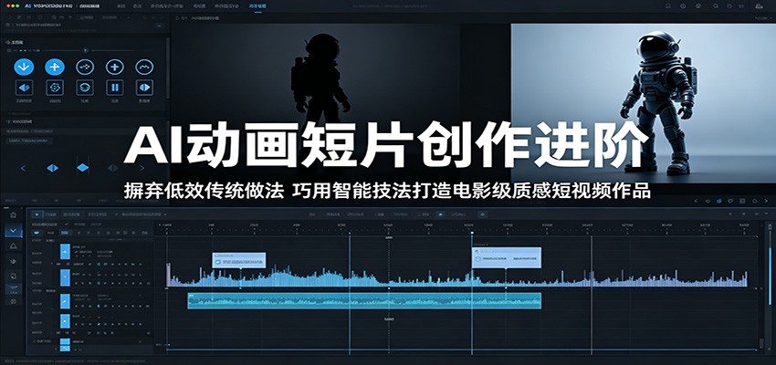 AI动画短片创作进阶：摒弃低效传统做法，巧用智能技法打造电影级质感短视频作品-吾爱云课堂