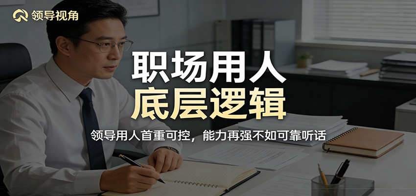 公众号付费文章：职场用人底层逻辑，领导用人首重可控，能力再强不如可靠听话-吾爱云课堂