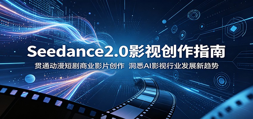 Seedance2.0影视创作指南：贯通动漫短剧商业影片创作，洞悉AI影视行业发展新趋势-吾爱云课堂