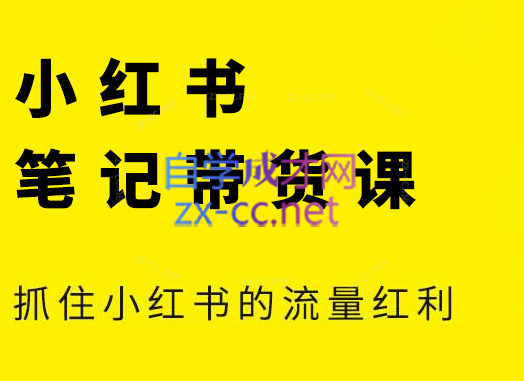 张宾·小红书笔记带货课(更新2026)-吾爱云课堂