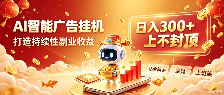 告别手动干活！AI自动化，解锁线上被动收益-吾爱云课堂