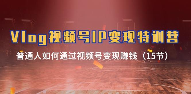 Vlog 视频号IP变现特训营,普通人如何通过视频号变现赚钱(15节-吾爱云课堂