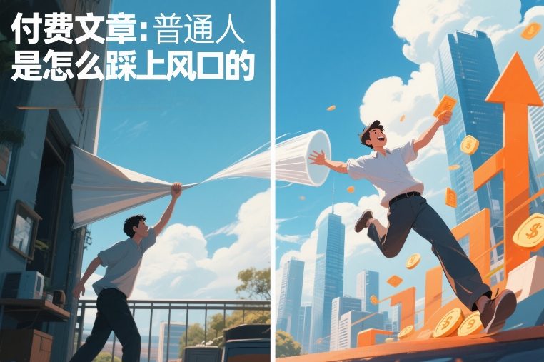 付费文章：普通人是怎么踩上风口的-吾爱云课堂
