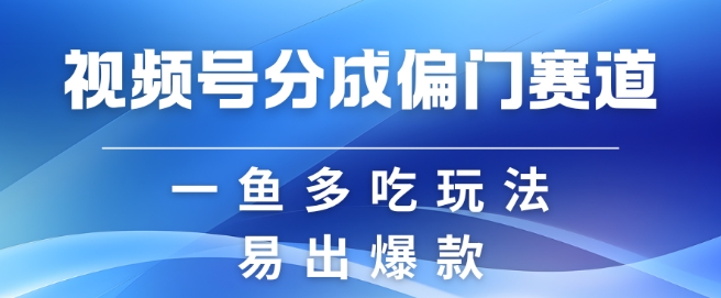 视频号创作者分成计划偏门类目，容易爆流，实拍内容简单易做【揭秘】-吾爱云课堂