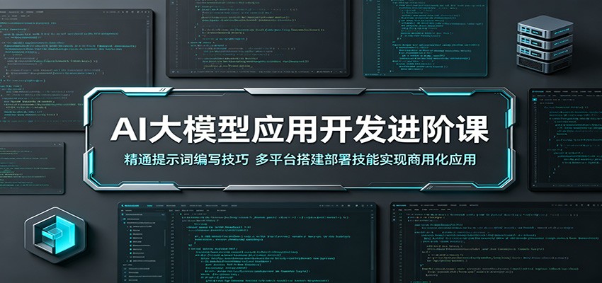 AI大模型应用开发进阶课：精通提示词编写技巧，多平台搭建部署技能实现商用化应用-吾爱云课堂