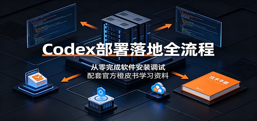 Codex部署落地全流程：从零完成软件安装调试，配套官方橙皮书学习资料-吾爱云课堂