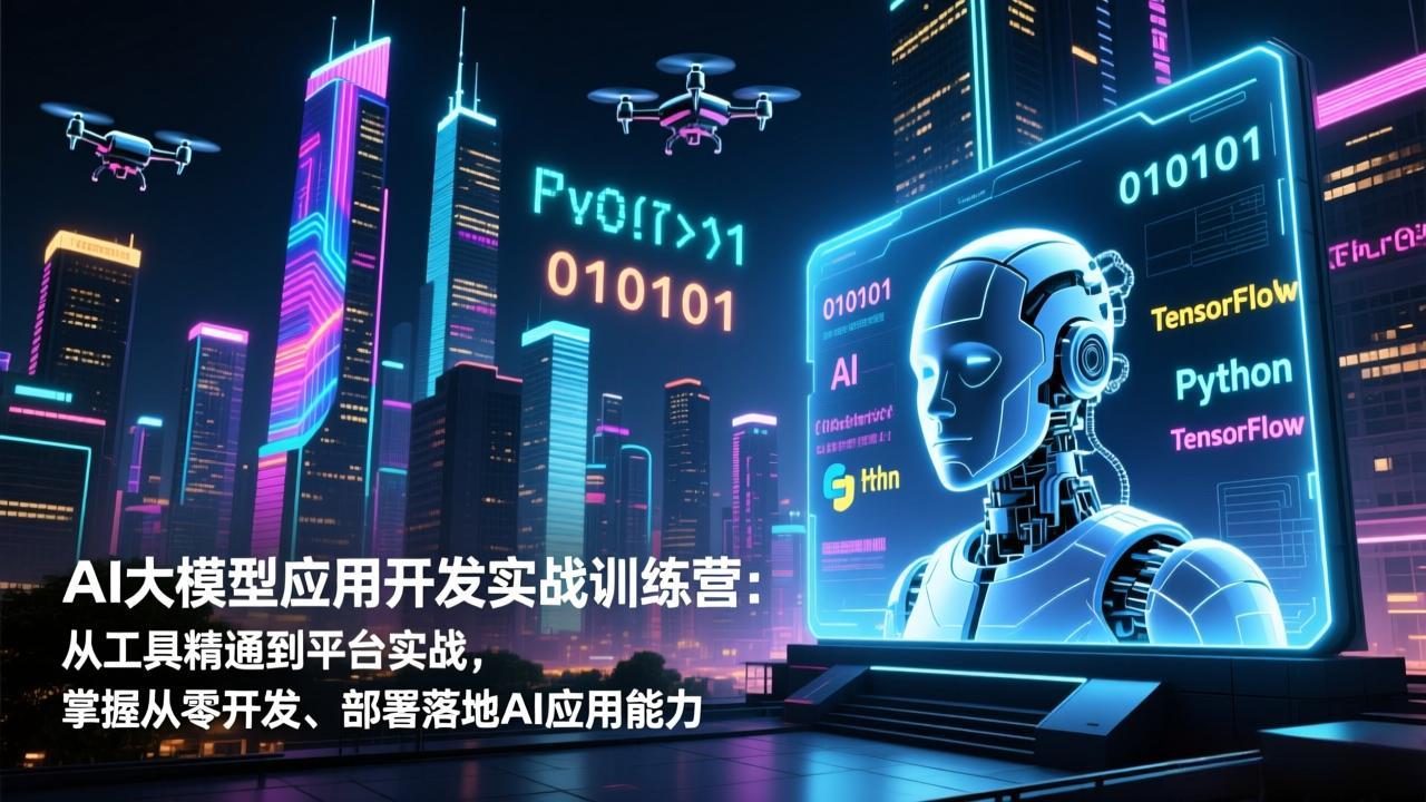 AI大模型应用开发实战训练营：从工具精通到平台实战，掌握从零开发、部署落地AI应用能力-吾爱云课堂