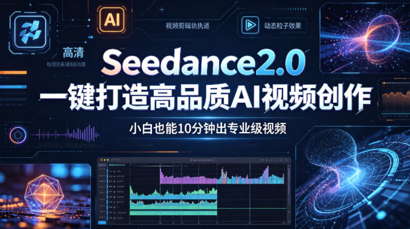 Seedance2.0一键打造高品质AI视频创作，小白也能10分钟出专业级视频-吾爱云课堂