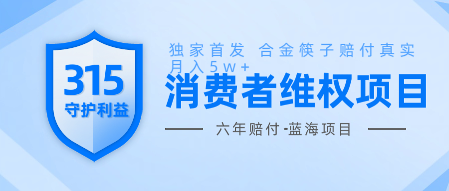 维Q赔付合金筷子玩法小白也能月入5w+风口项目实操-吾爱云课堂