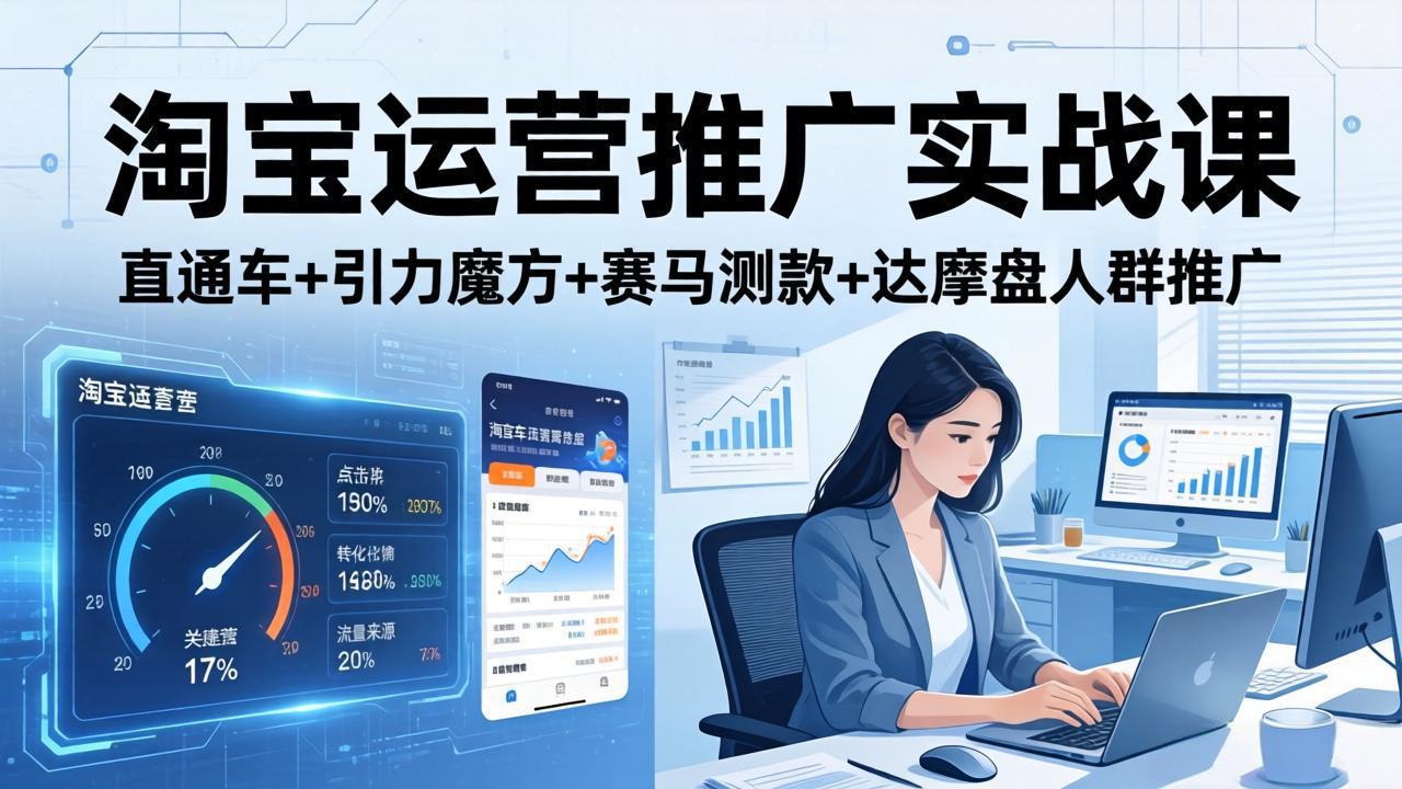 淘宝运营推广实战课(更新26年4月-吾爱云课堂
