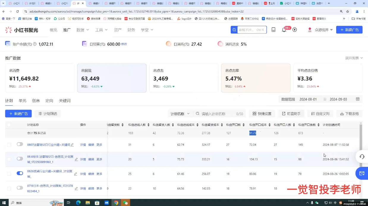 李老师·小红书运营投流,0基础实战教学-吾爱云课堂