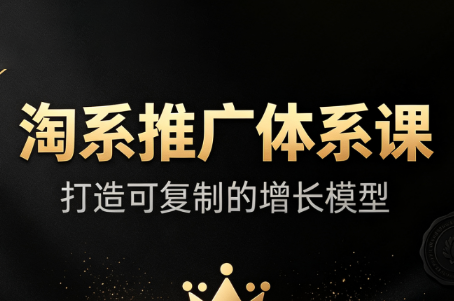 大山·淘系推广体系课-吾爱云课堂