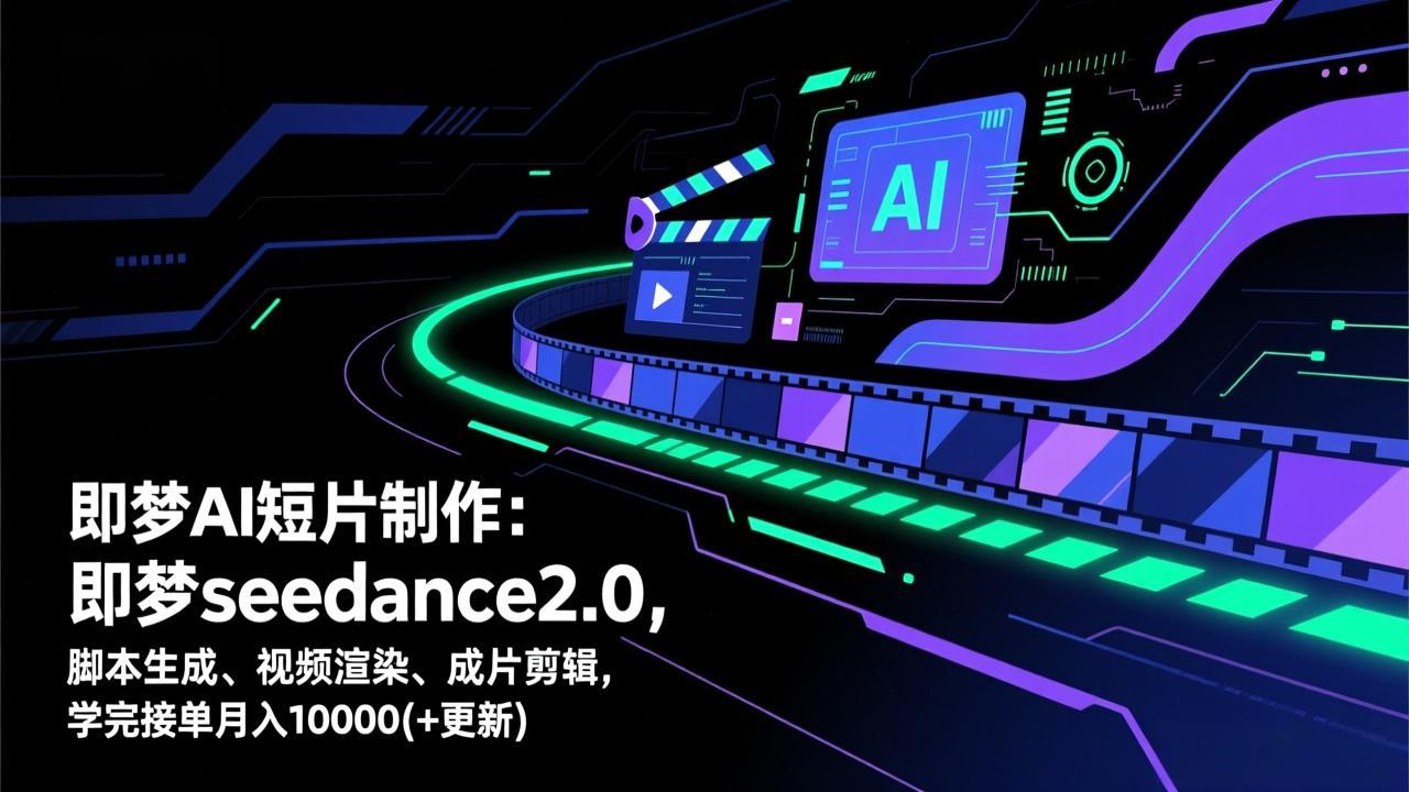 即梦AI 短片制作(更新-吾爱云课堂