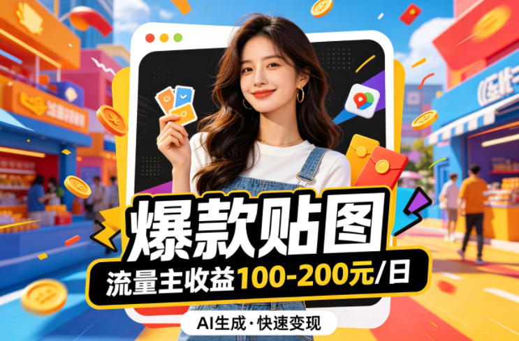 借助AI生成爆款贴图做公众流量主，当日收益100-200-吾爱云课堂