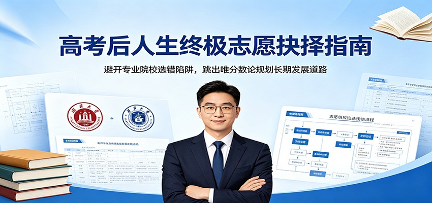 高考后人生终极志愿抉择指南：避开专业院校选错陷阱，跳出唯分数论规划长期发展道路-吾爱云课堂