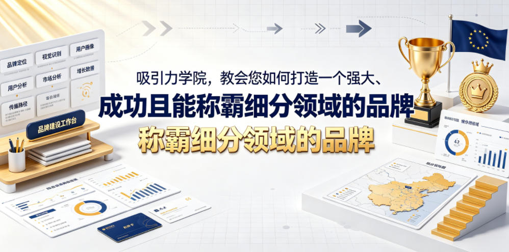 吸引力学院，教会您如何打造一个强大、成功且能称霸细分领域的品牌！【原创双语字幕】-吾爱云课堂