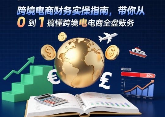 跨境电商财务实操指南，带你从0到1搞懂跨境电商全盘账务-吾爱云课堂